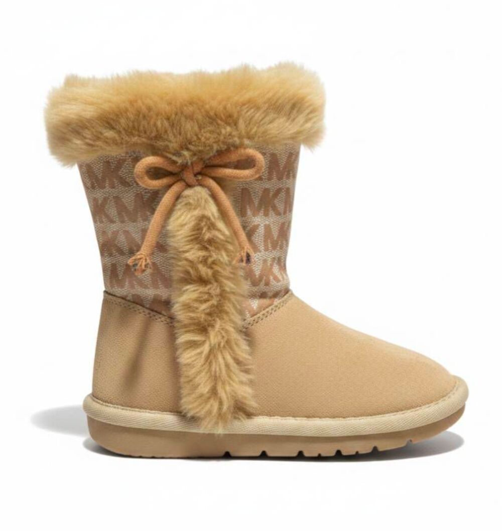MICHAEL KORS Lil Lettie Monogram Boots Size 8